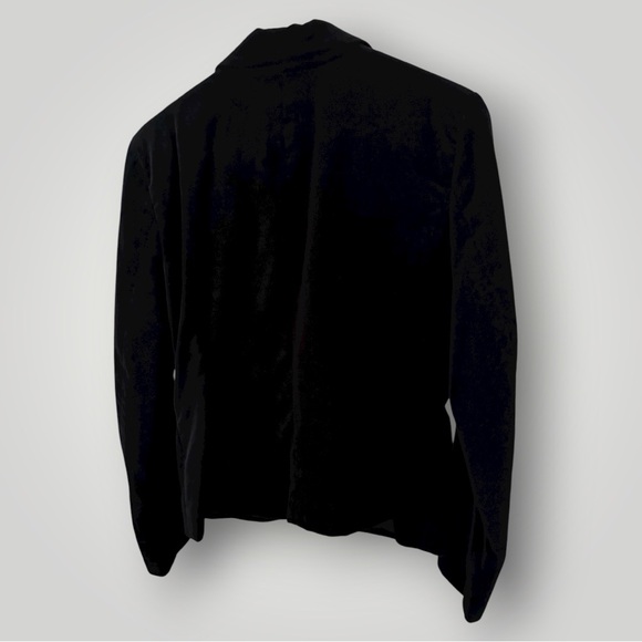 George Women’s Black Velvet Blazer Jacket & LOFT Velvet Trousers SET - Picture 4 of 16